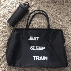 Eat, Sleep, Train Gym Duffle Bag & Bottle
